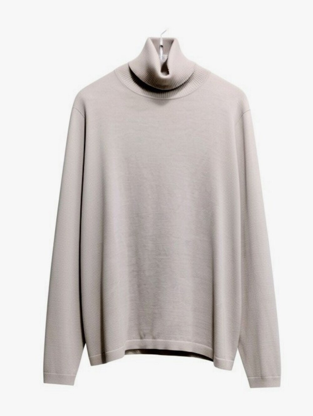 Pendleton Women XL 100% Merino Wool Turtleneck Sweater Beige Tan RN29685
